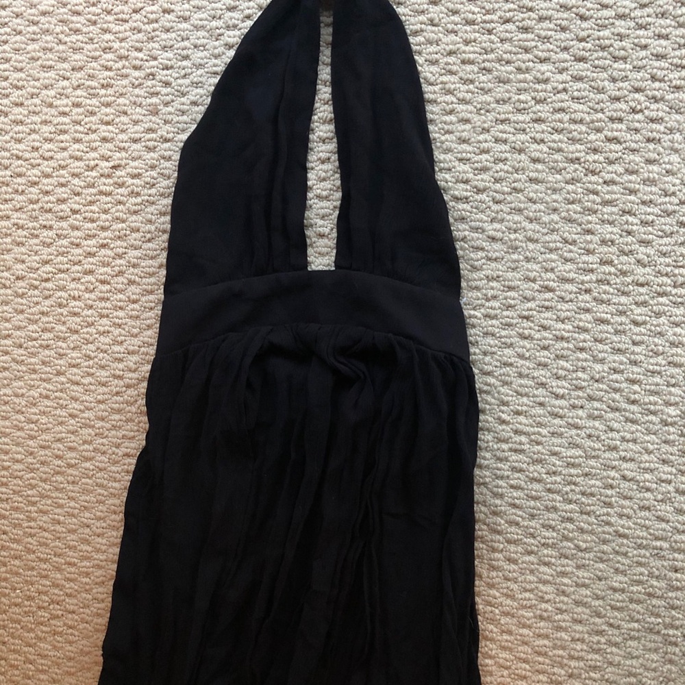 Black maxi dress